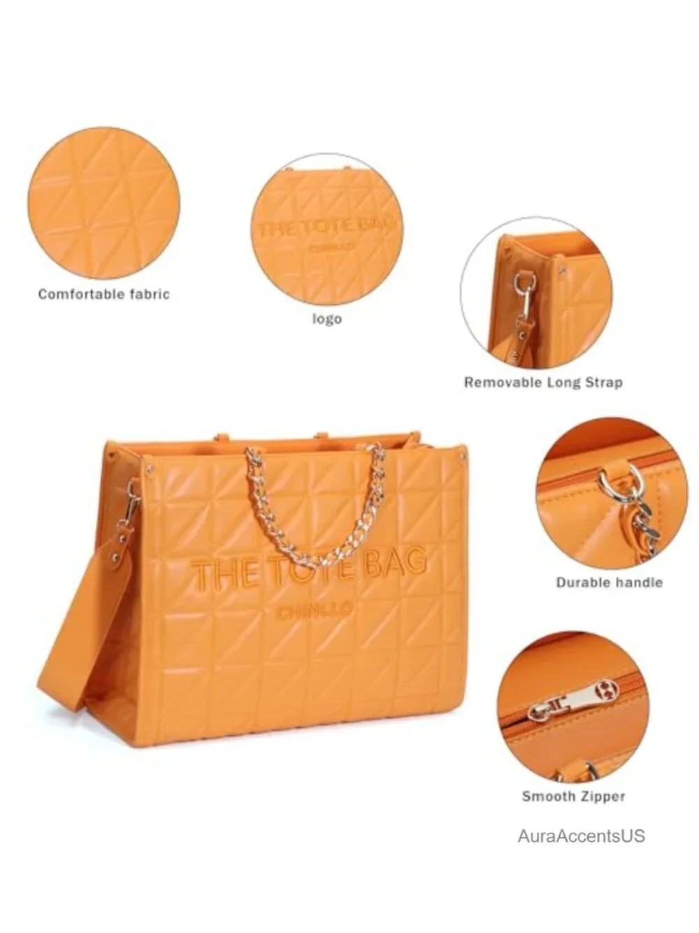 Purse with Shoulder Strap Tote Bag Faux Leather Top Handle Satchel Handbag